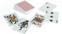 Pokerkaarten Copag 100% plastic Regular Rood