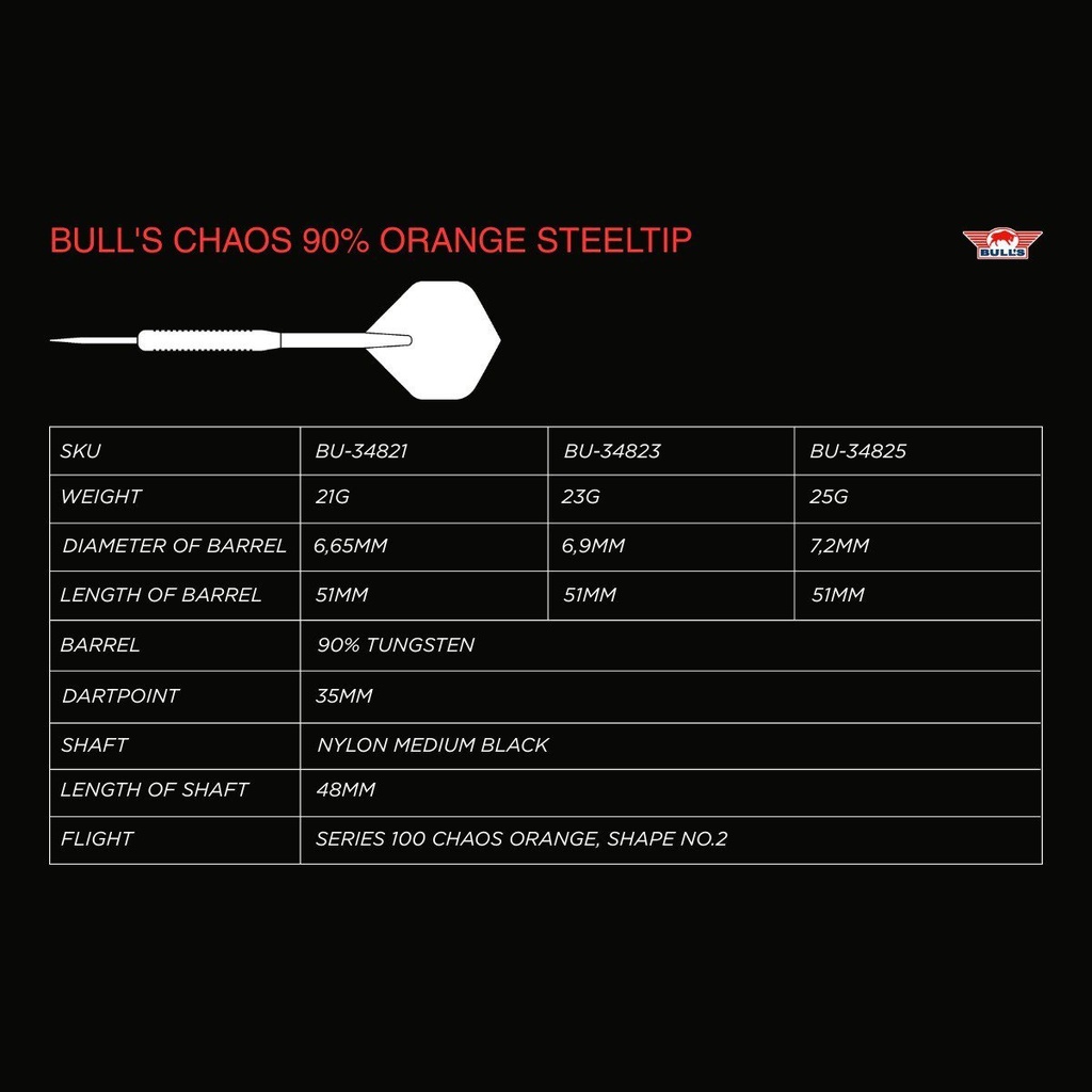 Bull's Chaos Orange 90%