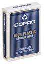Pokerkaarten Copag 100% plastic Regular Blauw