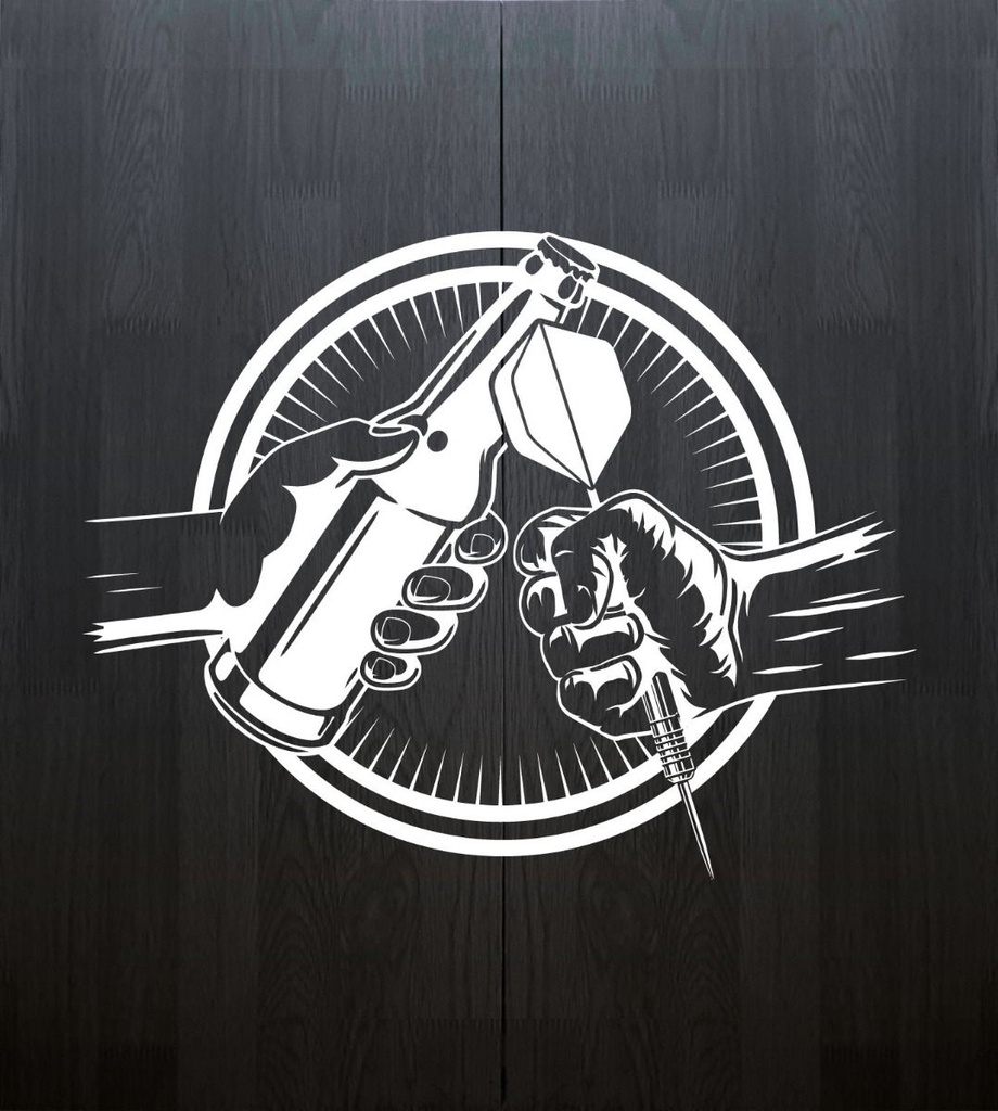 Dart Cabinet Bull's Beer & Darts