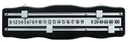 Puntenbord Railscore 2 spelers Zwart/Zilver