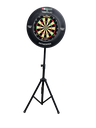Dart board on stand