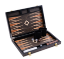 Backgammon Brown Burl Ebony - 38cm x 24cm