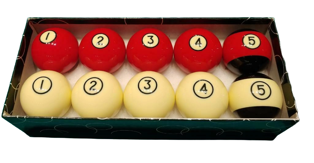 Ballenset Golfbiljart Standaard met Nummers