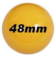 Spare Balls 48mm yellow