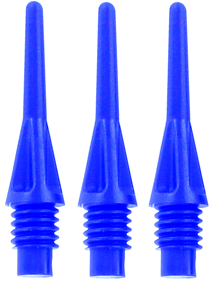 Dart Pointes Plastique Star Point par 100 pièces - bleu