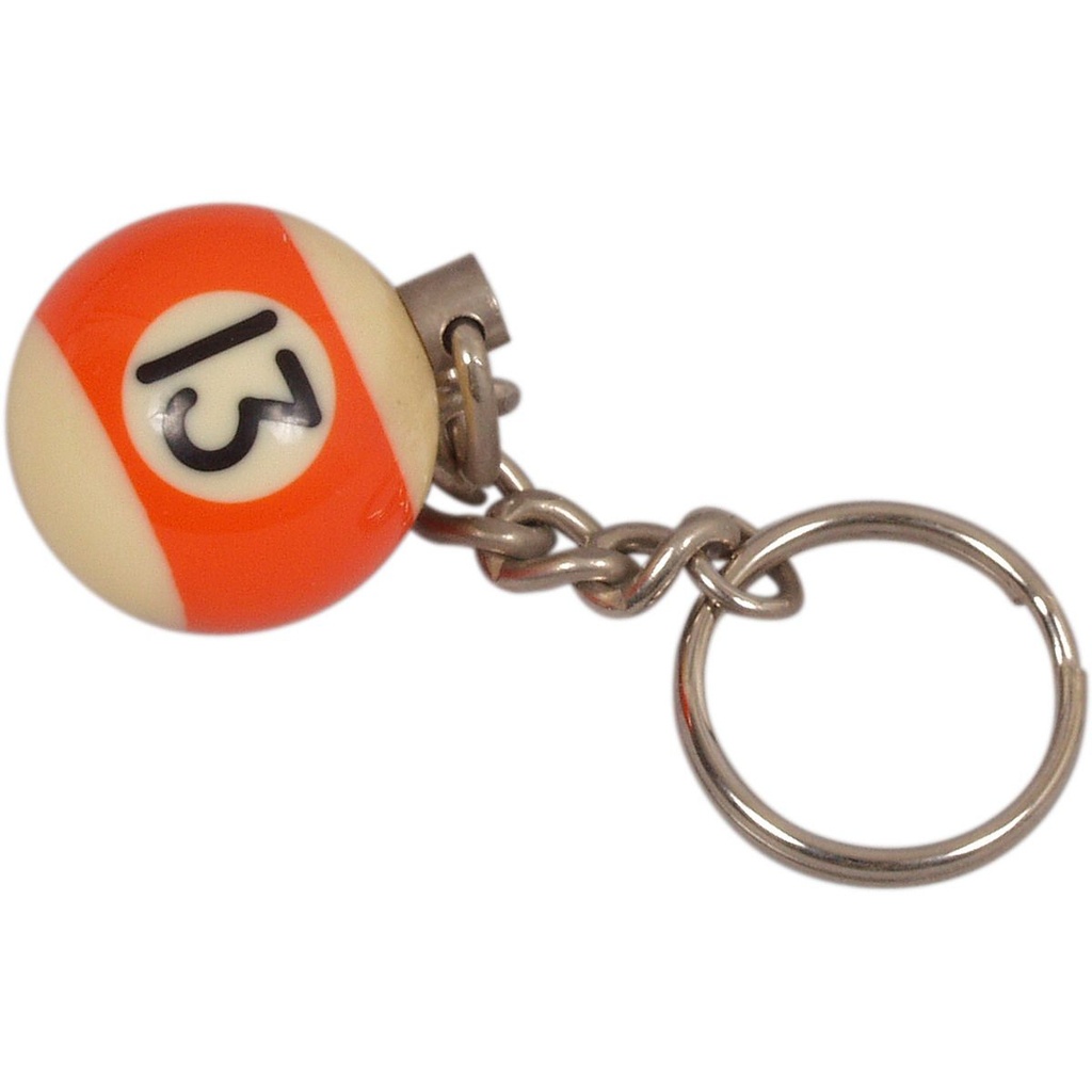 Key ring Pool ball no.13