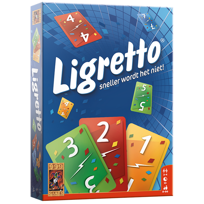 Ligretto blauw - Kaartspel