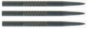 Bull's Knurled Grip Points Black 35 mm – Pointes de Fléchettes Noires avec Grip