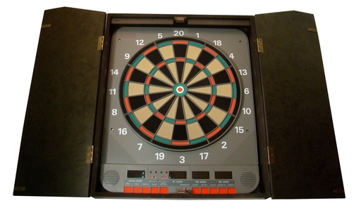 [p5450] Dartboard Electronic + Cabinet