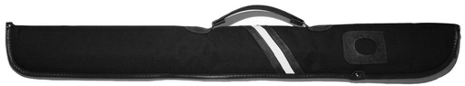 [p1538] Cuebag with zipper doubled black