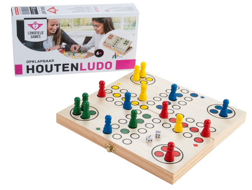 [p2672] Ludo - Modèle Voyage en Bois