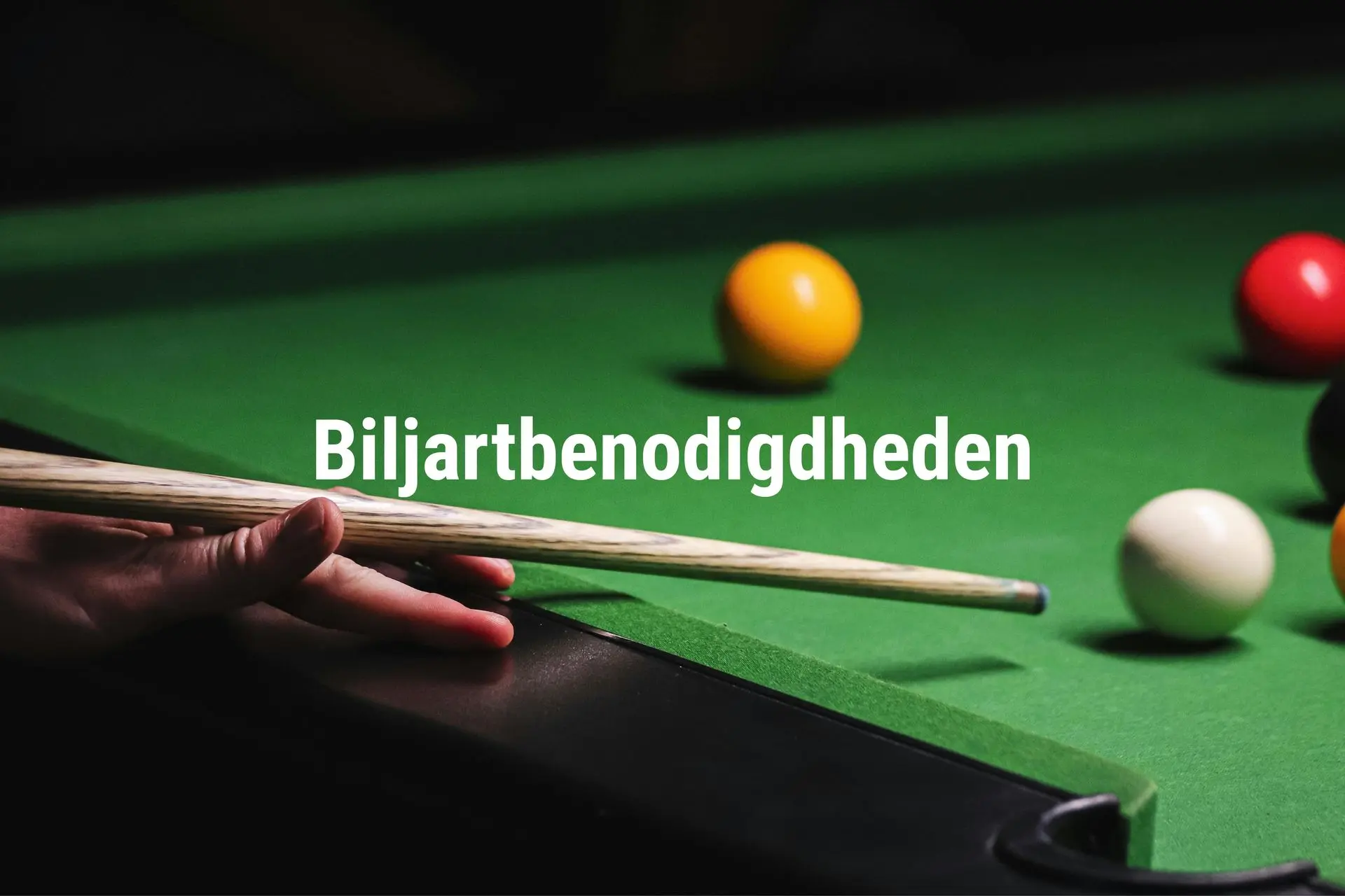 Biljartbenodigdheden Thissen