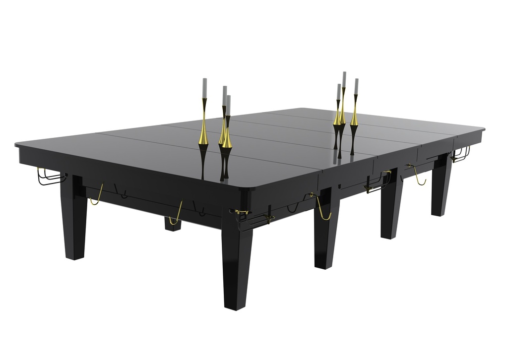Snooker 12ft Riley Grand - Gloss Black