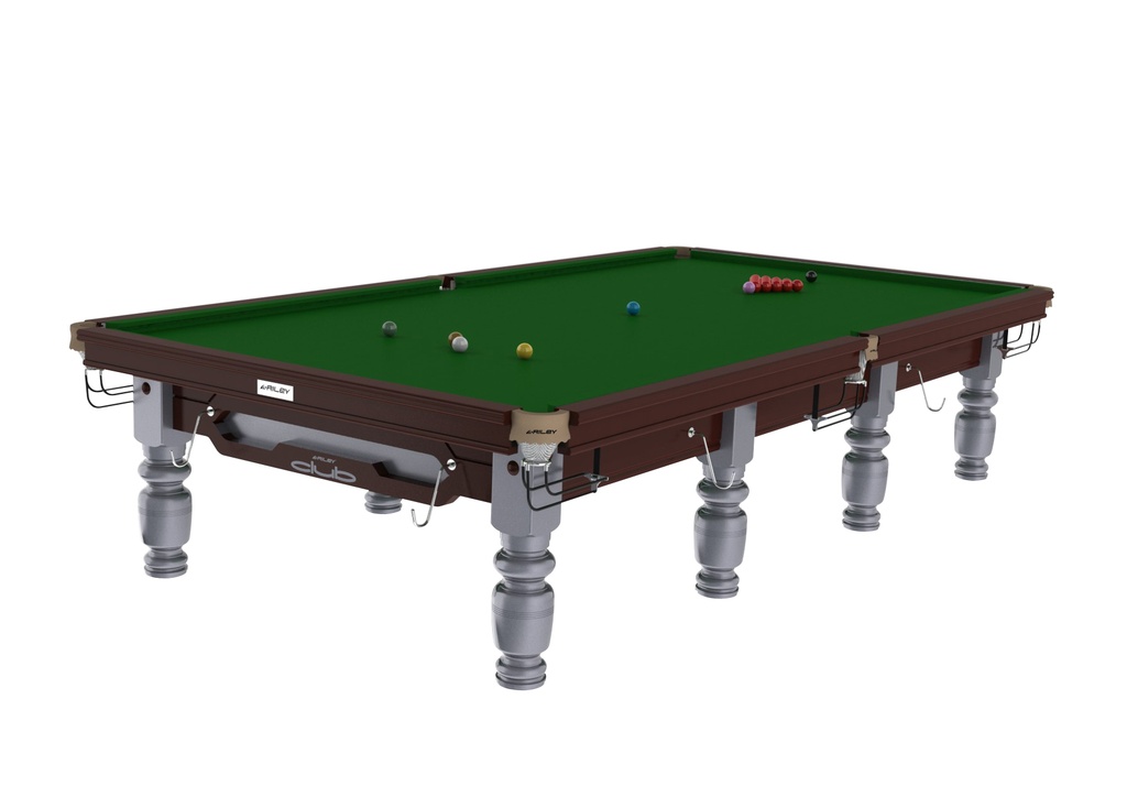 Snooker 12ft Riley Club - Mahogany Steelblock