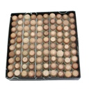 Overschuif Pomerans Wit 13mm - doos 100 stuks