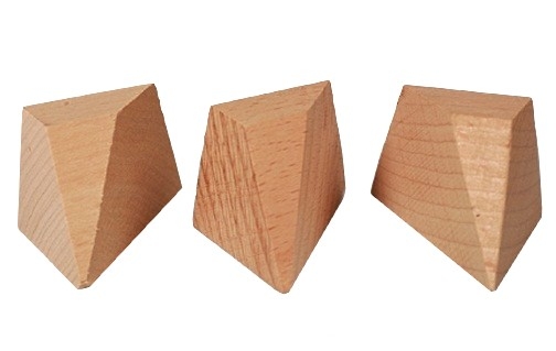 Houten Basislatten voor Vierkant rubbers SET