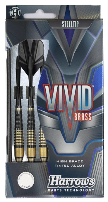 Darts Harrows Vivid Brass Black