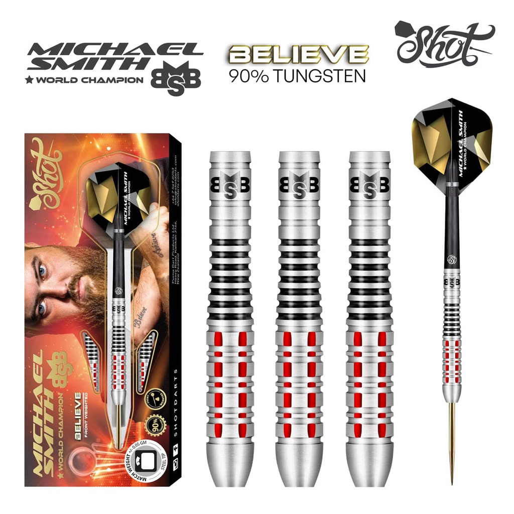 Darts SHOT Michael Smith Believe 90%