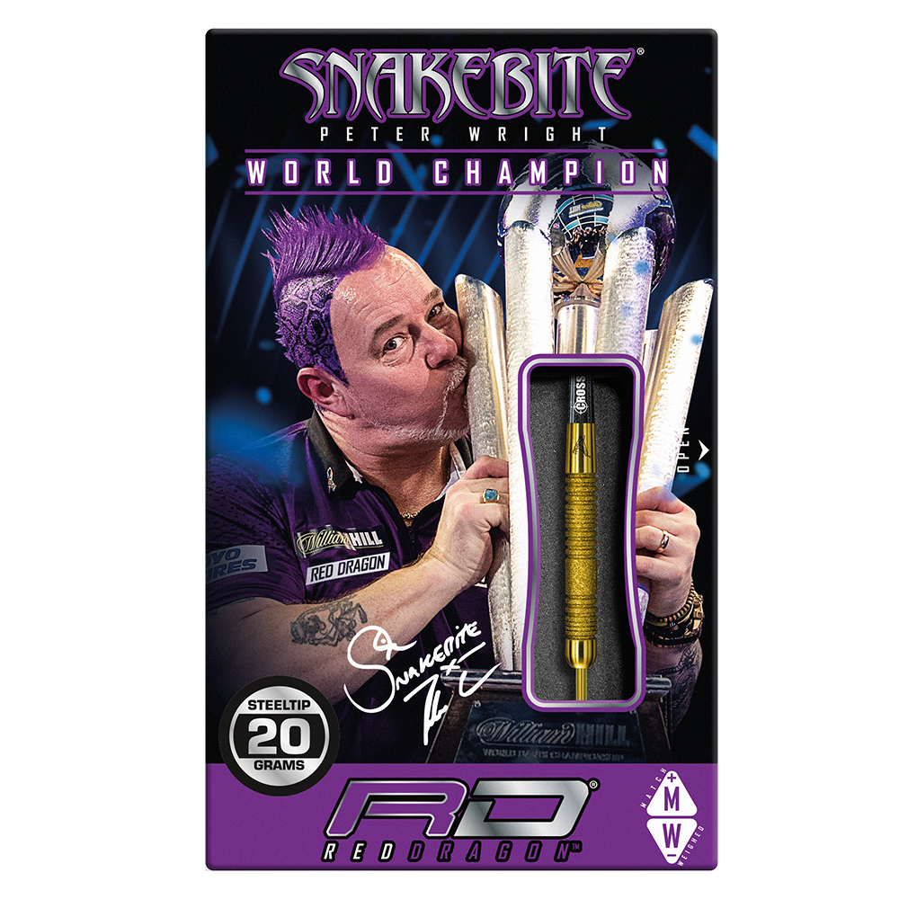 Darts Red Dragon Peter Wright Euro 11 Gold PC20
