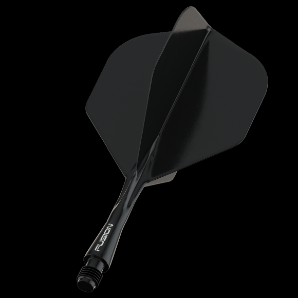 Dart Shaft+Veer Fusion Kort - zwart