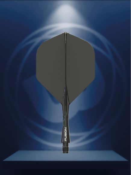 Dart Shaft+Veer Fusion Kort - zwart