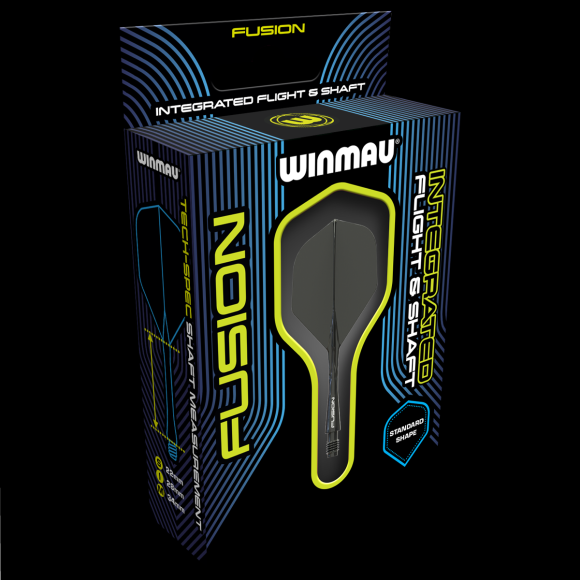 Dart Shaft+Veer Fusion Kort - zwart
