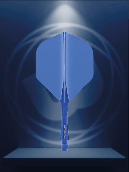 Dart Shaft+Veer Fusion Kort - blauw