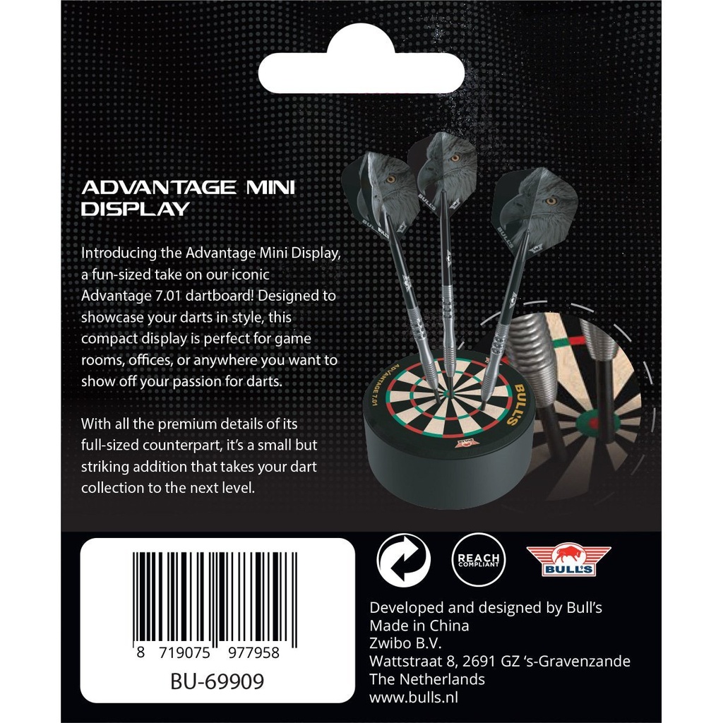 Bull's Advantage Mini Dartboard Display