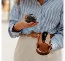 Petanque Plantaardige tas camel