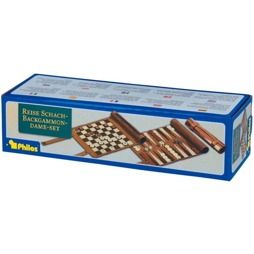 Backgammon, schaak- en dam reisset rol