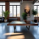 Harlem pooltafel walnoot 7ft 