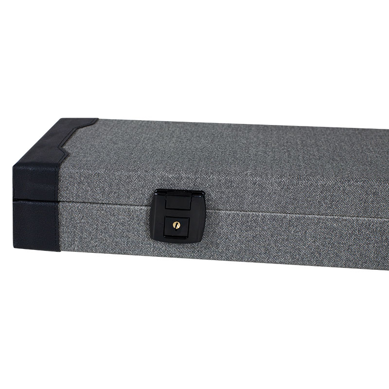 Koffer Navy grijs met slot 2/4