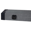 Koffer Navy grijs met slot 2/4