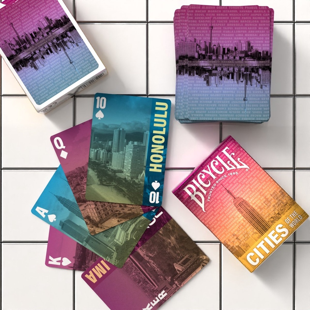 Pokerkaarten Bicycle Cities of the World