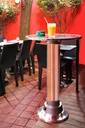 Verwarmde sta tafel terras