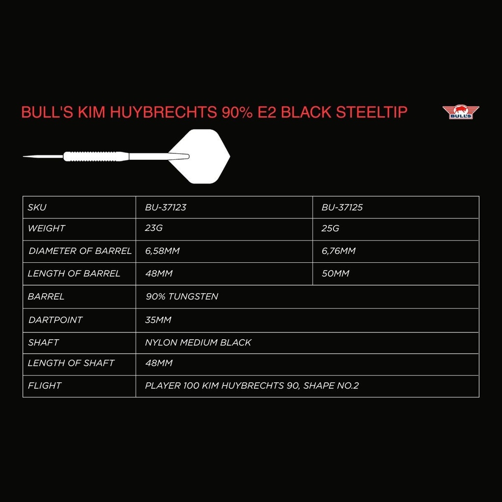 Bull's Kim Huybrechts E2 Full Black 90%