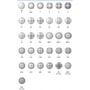 Petanque Balles Boule Bleu - Carbone 120