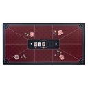 Pokermat rood (180 x 90cm)