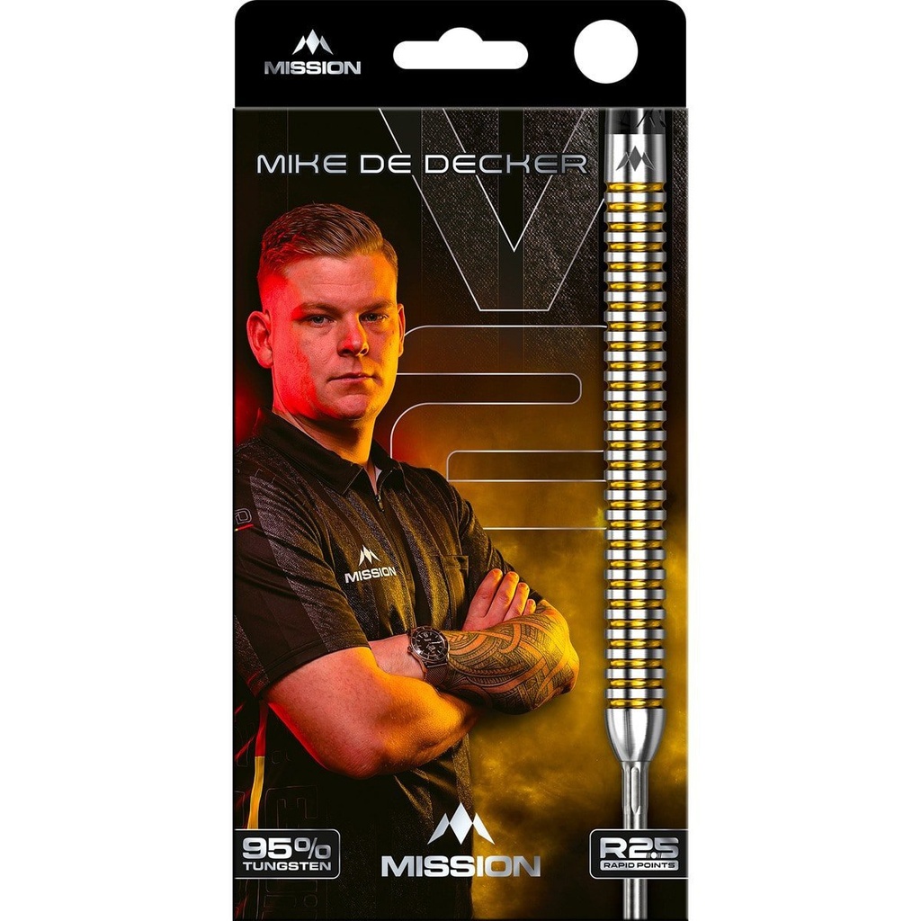 Mission Mike De Decker RP Steeltip Dartpijlen 95% Tungsten – Professionele Darts