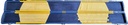 Koffer 3/4 Snooker Keu leer Blauw/wit (kopie)