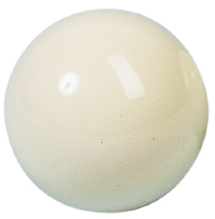 Bal Snooker los wit 52,4mm Super Crystalate