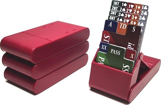 Bridge Bidding Box Mod. Poche