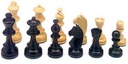 Chess Pawns L/F nr.3 Black +Box