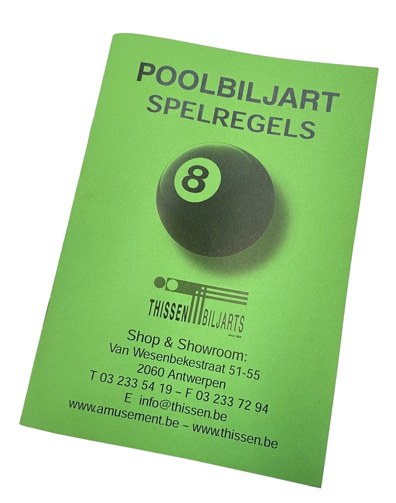 Playing Rules for Pool