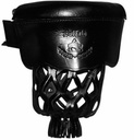 Corner Leather Pool black SET