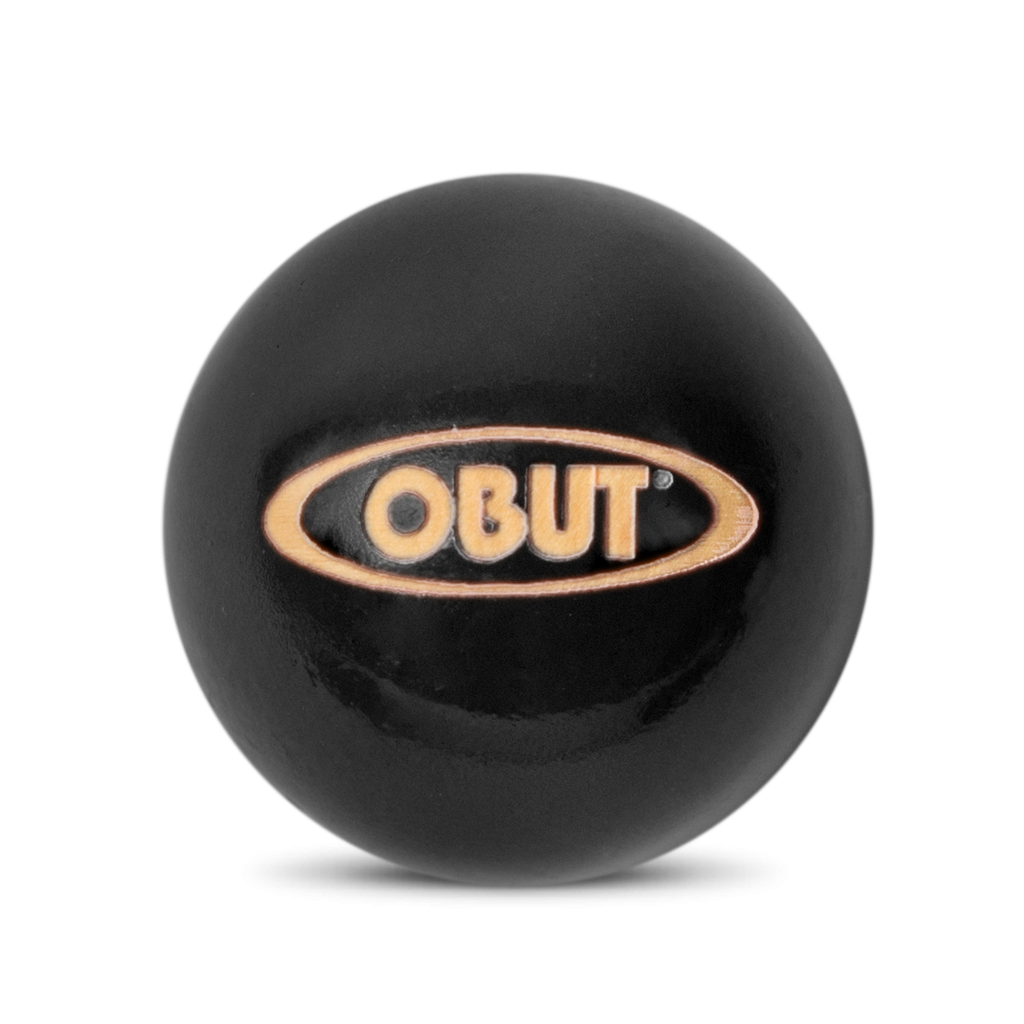Petanque doelbal Obut hout zwart