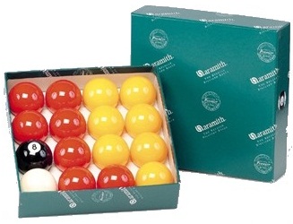 Ballset Pool 48mm red/yellow