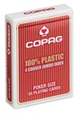 Pokerkaarten Copag 100% plastic 4 Jumbo Rood