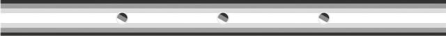 Barre Babyfoot Nickel 16mm - 3 trou